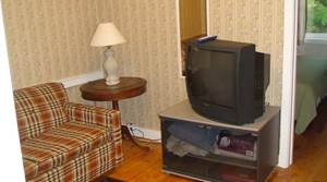 Image of Sofa located in the kitchen